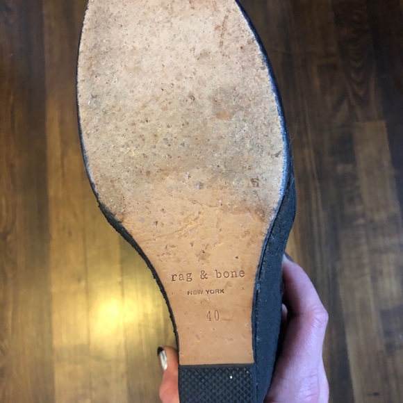 Rag & Bone suede wedge booties - Picture 3 of 4